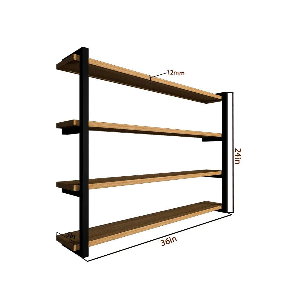 Backlit Wall Shelf In Contemporary Design - 24 Inch