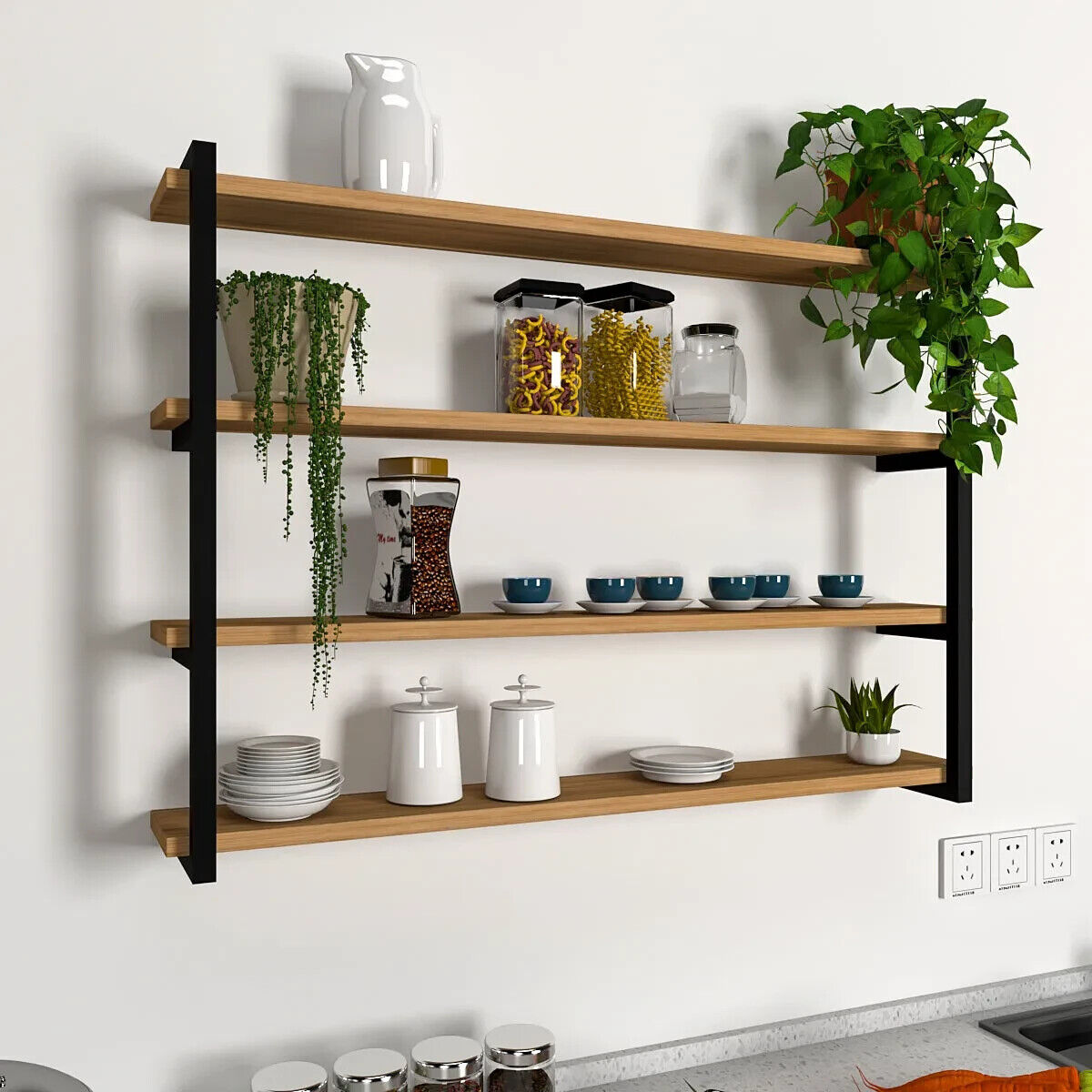 Backlit Wall Shelf In Contemporary Design - 24 Inch